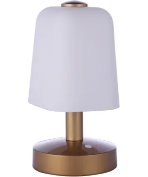 1-Light Table Lamp Satin Brass