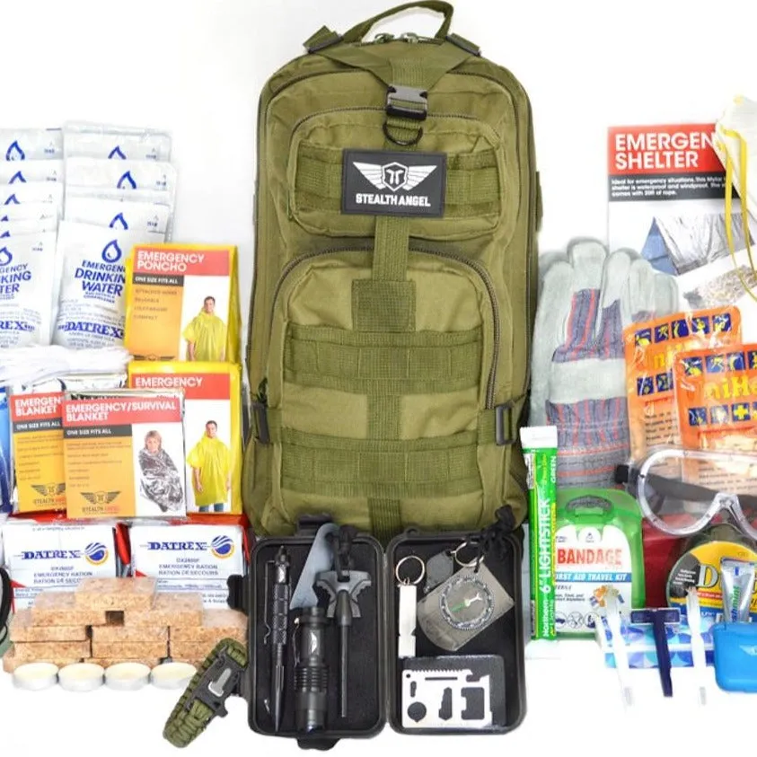 2 Person Emergency Kit / 72 Hour Backpack By Stealth Angel Survival