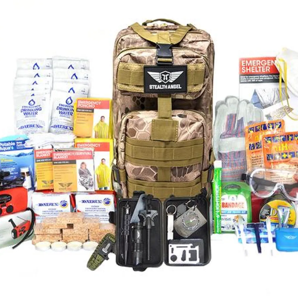 2 Person Emergency Kit / 72 Hour Backpack By Stealth Angel Survival