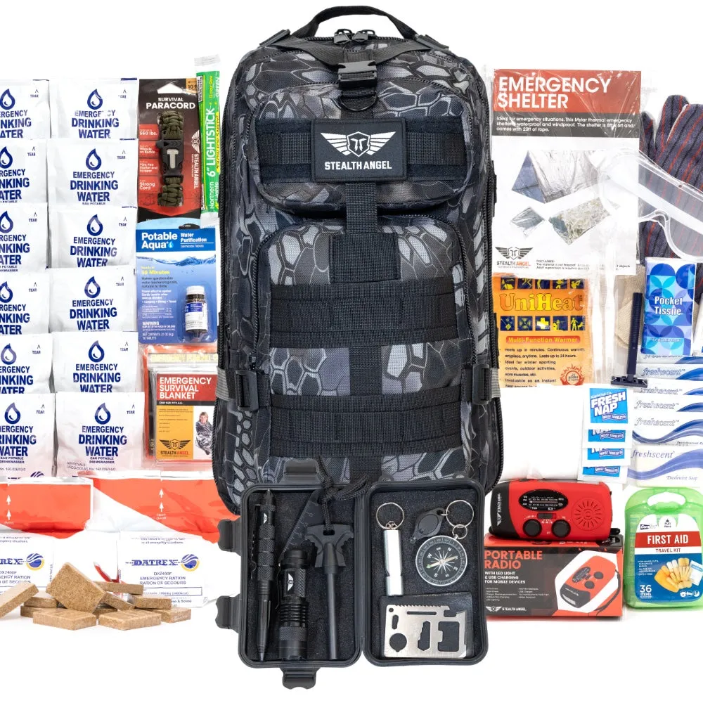 2 Person Emergency Kit / 72 Hour Backpack By Stealth Angel Survival