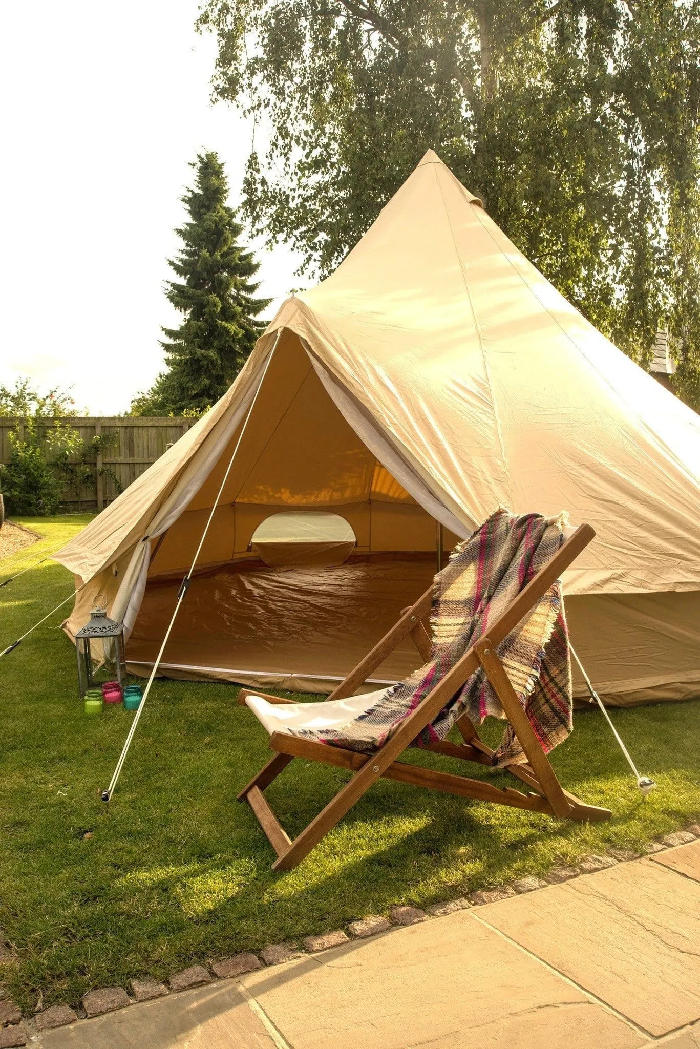 4m Bell Tent 'Pro' 360gsm 100% Proban© Flame Resistant Canvas | StoveMate