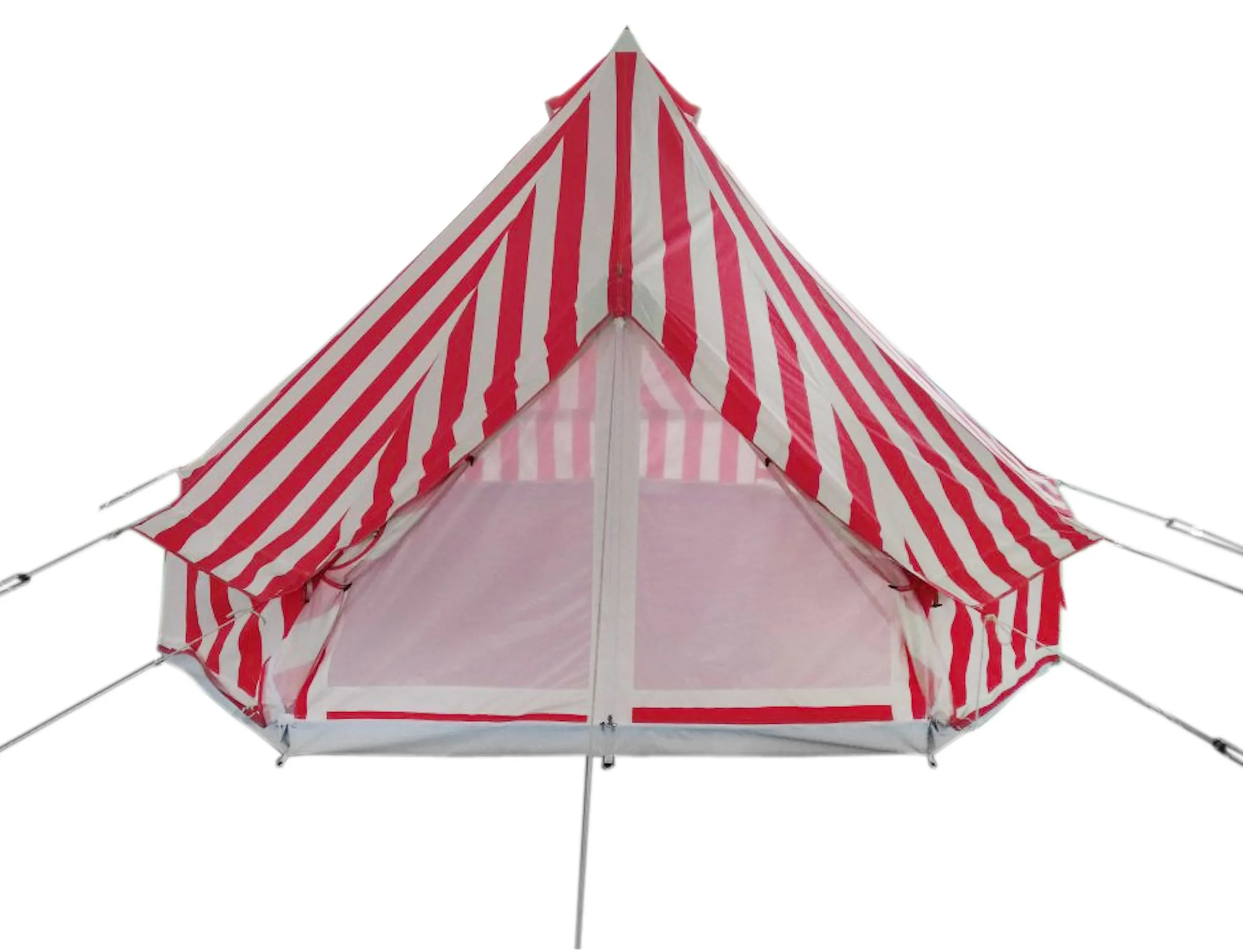 4m Bell Tent 'Summer Fete' 285gsm 100% Natural Canvas