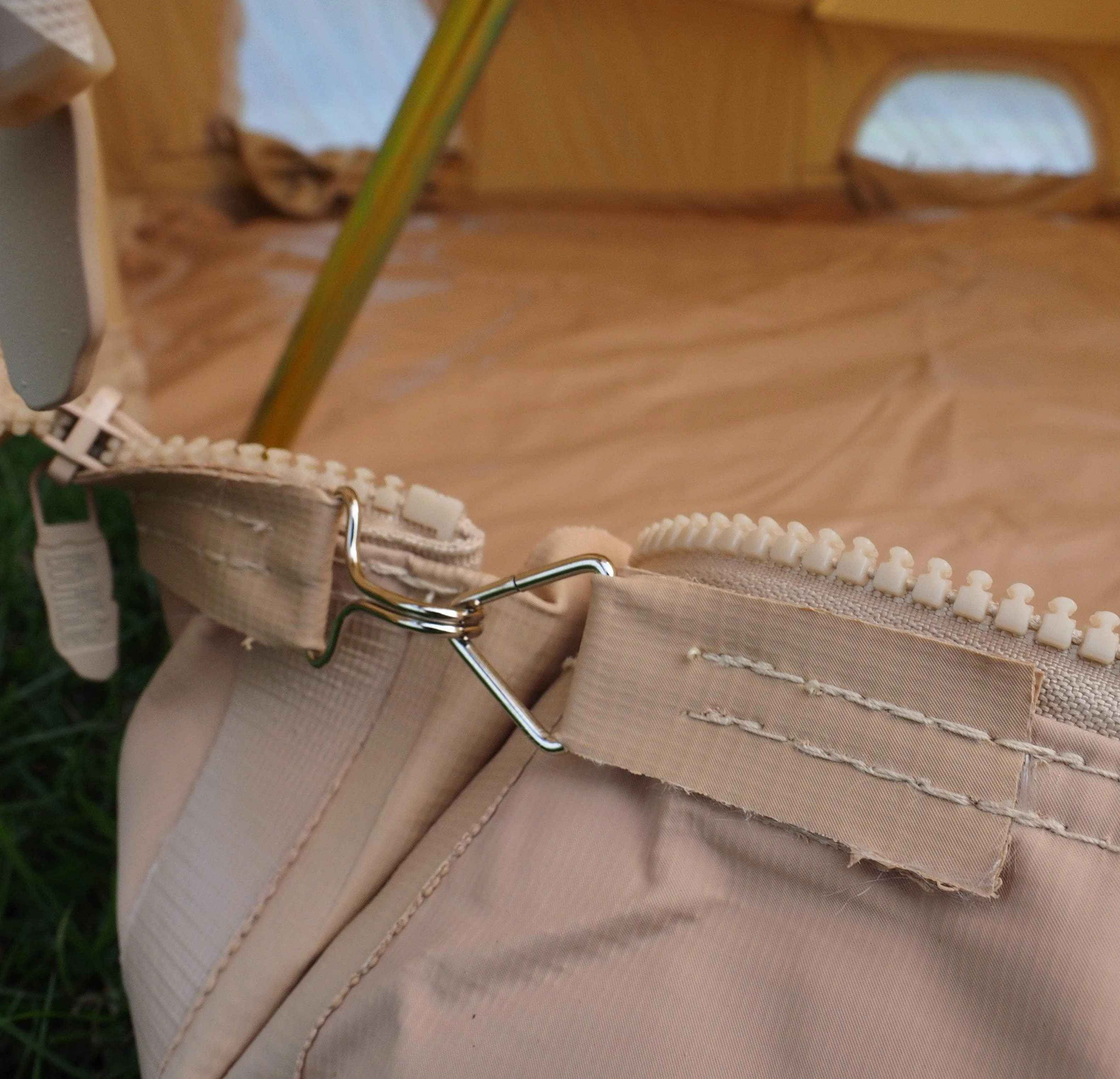 4m Bell Tent 'Summer Fete' 285gsm 100% Natural Canvas