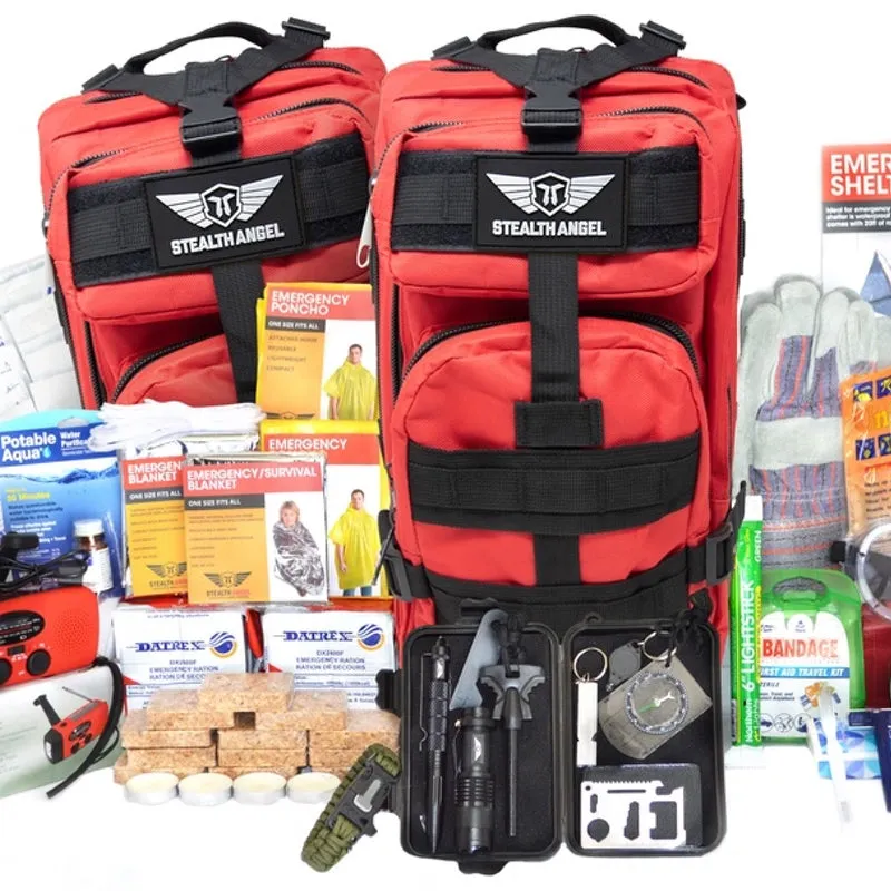 5 Person Emergency Kit / Survival Bag (72 Hours) Stealth Angel Survival