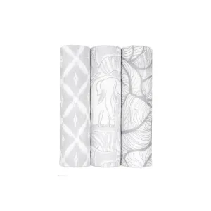 aden   anais Silky Soft Swaddles - Culture Club - 3 Pack