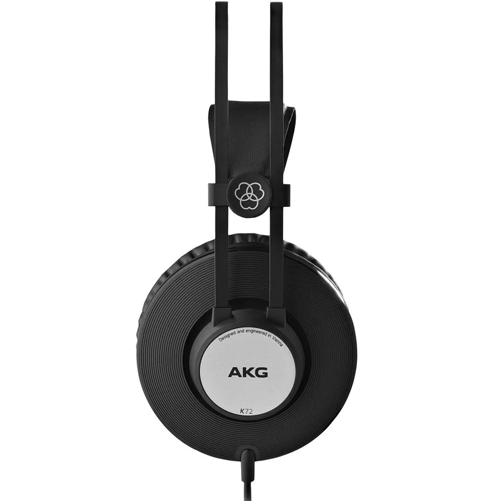 AKG Pro Audio K72 Closed-Back Studio Headphones   Warranty Bundle