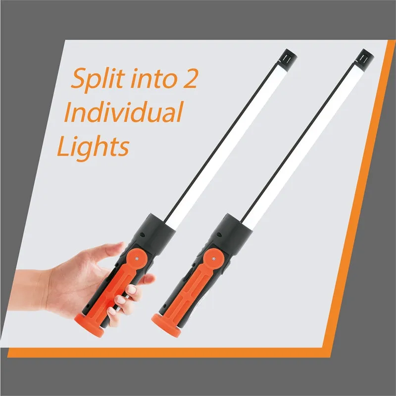 Arlec 2 x 3W 400lm Rechargeable Multi-Purpose Portable LED Work Light/ Splits into 2