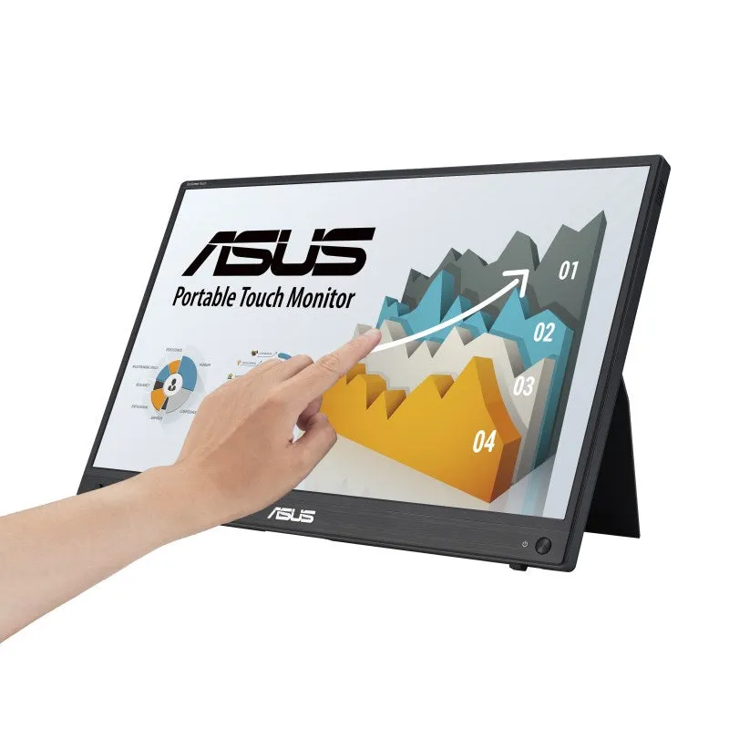 Asus Zenscreen Mb16aht 39.6 Cm (15.6") 1920 X 1080 Pixels Full Hd Touchscreen Black