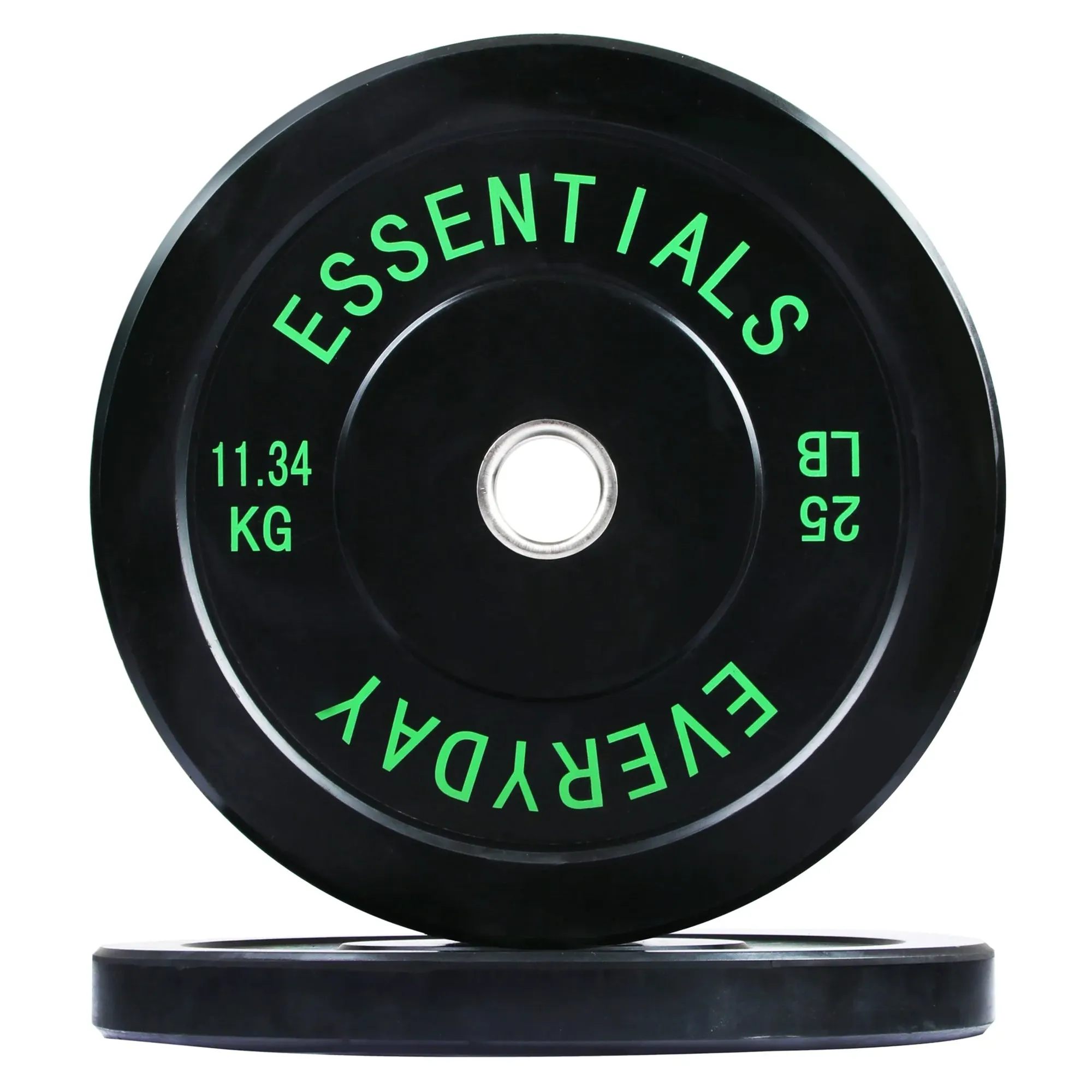 BalanceFrom Fitness 160 Pound Olympic Bumper Strength Training Weight Plate Set