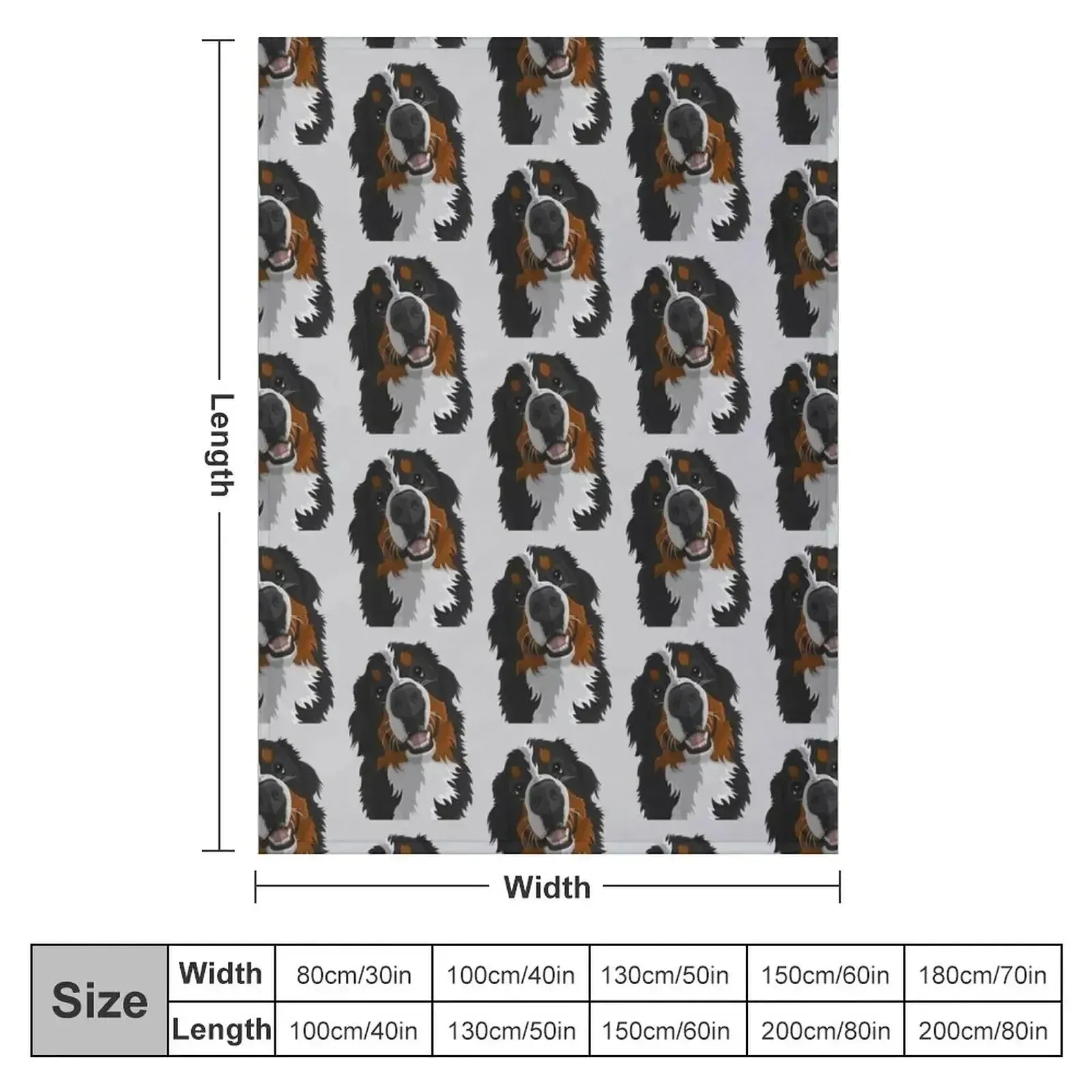 Bernese Mountain Dog Throw Blanket Luxury Designer Blanket Sleeping Bag Blanket Fashion Sofa Blankets