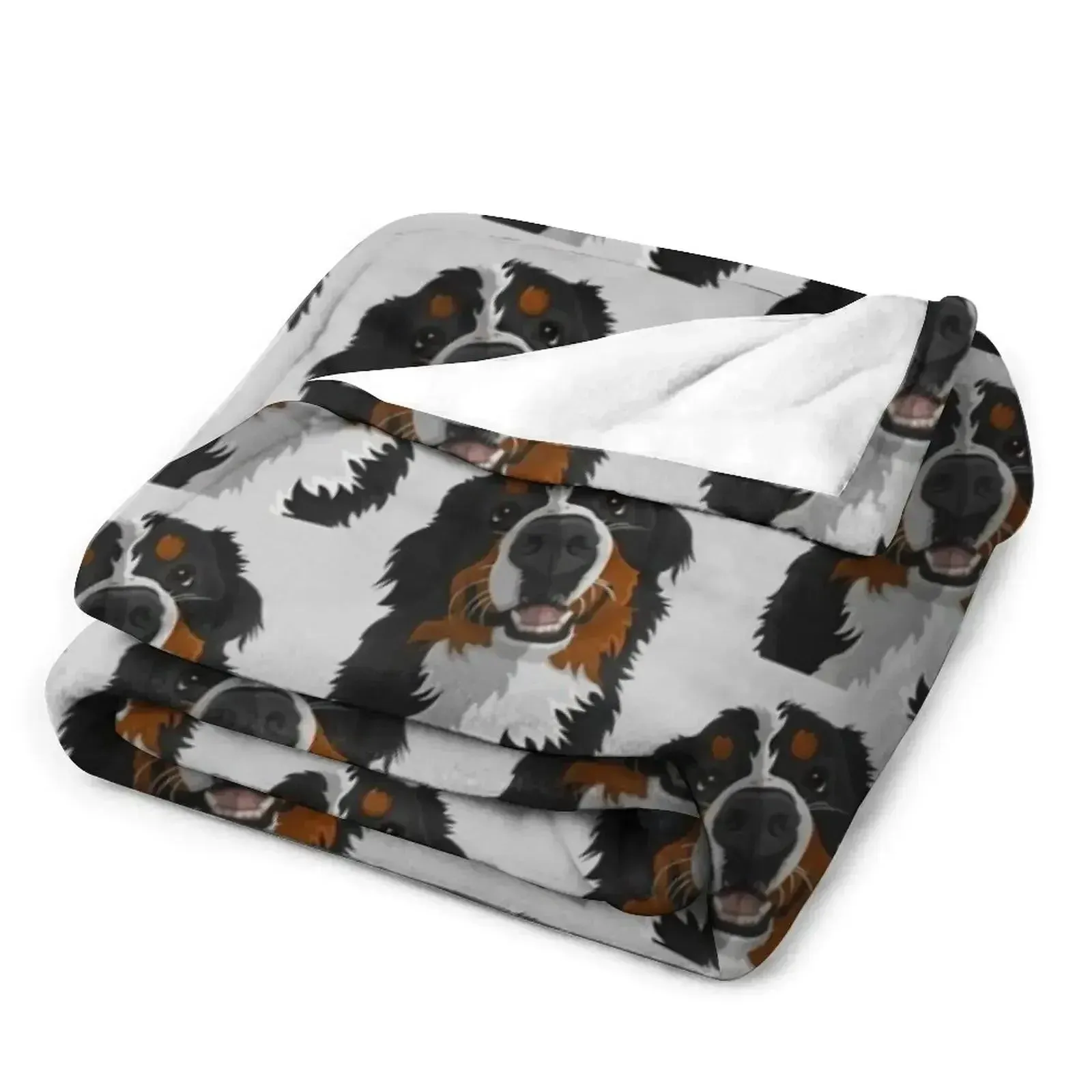 Bernese Mountain Dog Throw Blanket Luxury Designer Blanket Sleeping Bag Blanket Fashion Sofa Blankets