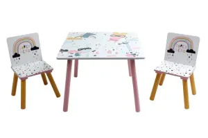 Berry Park Table and Chairs Set - Super Girl