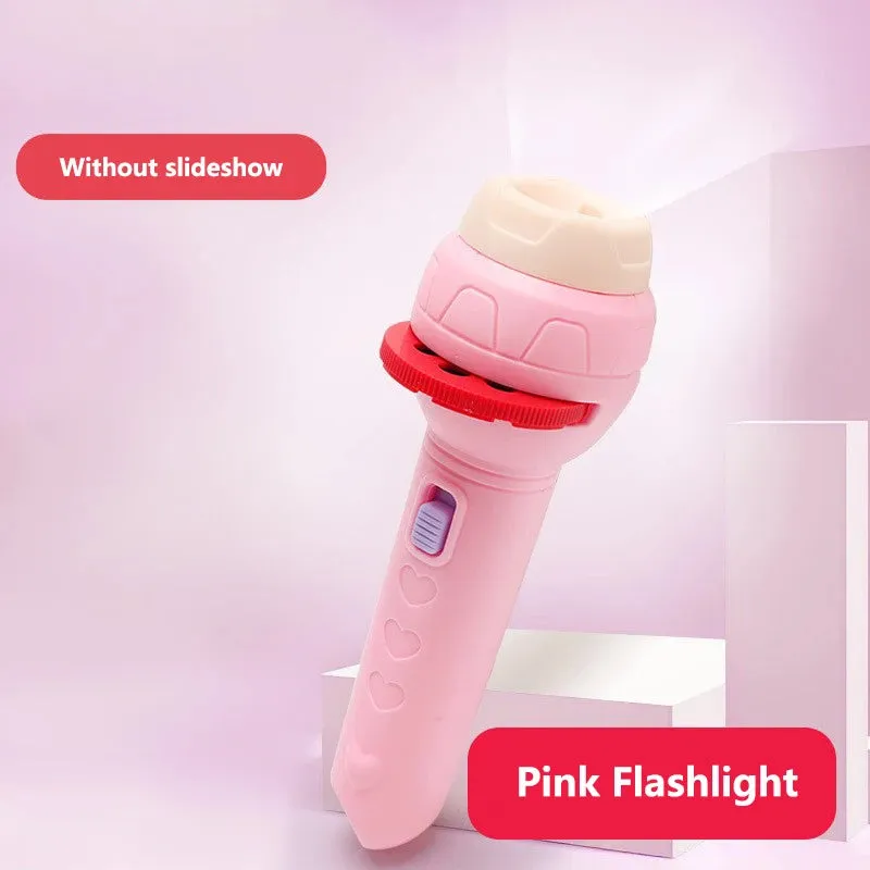 Cartoon Flashlight Projector Toy for Baby Sleeping Storytime