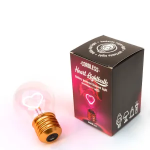 Cordless Heart Lightbulb