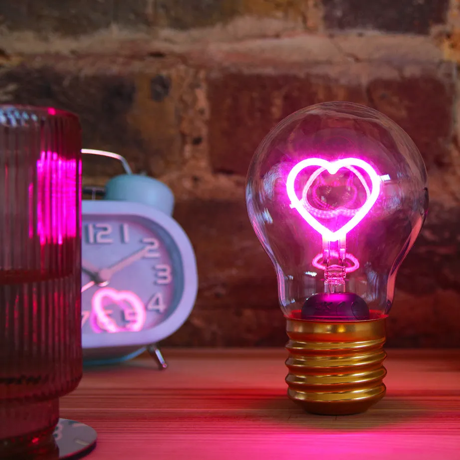 Cordless Heart Lightbulb