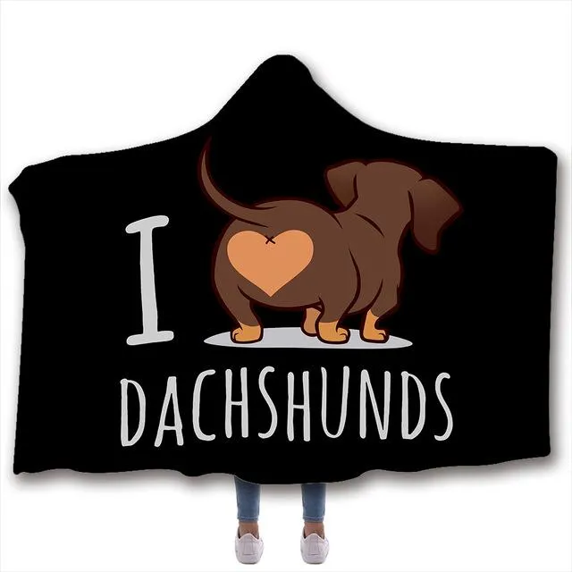 Dach Everywhere™ Hooded Wearable Throw Blanket