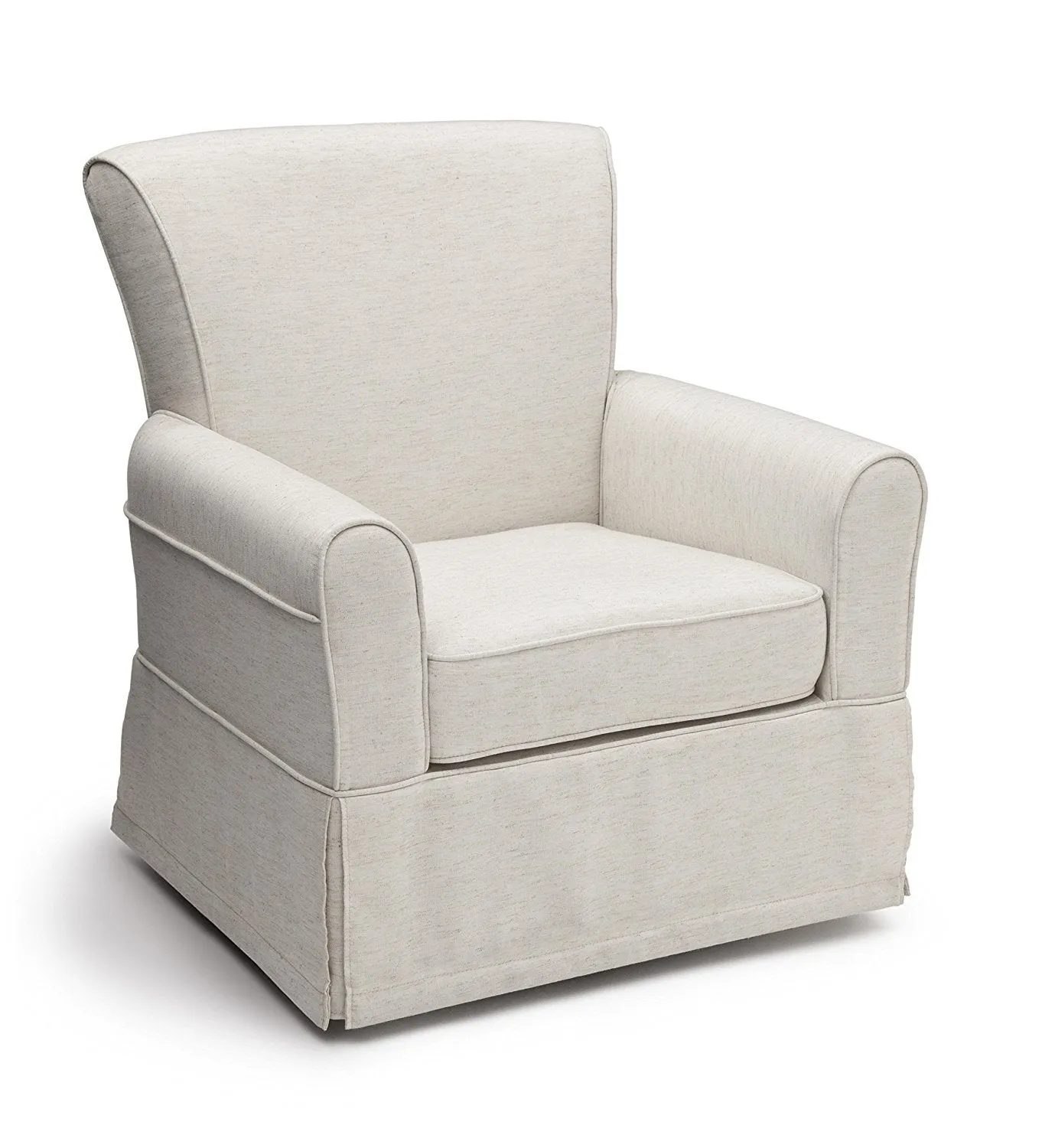 Delta Furniture Upholstered Glider Swivel Rocker Chair, Sand