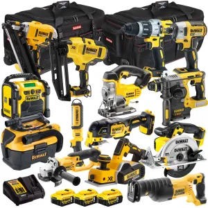 Dewalt 18V 14 Piece Power Tool Kit with 3 x 5.0Ah Battery & Charger T4TKIT-998