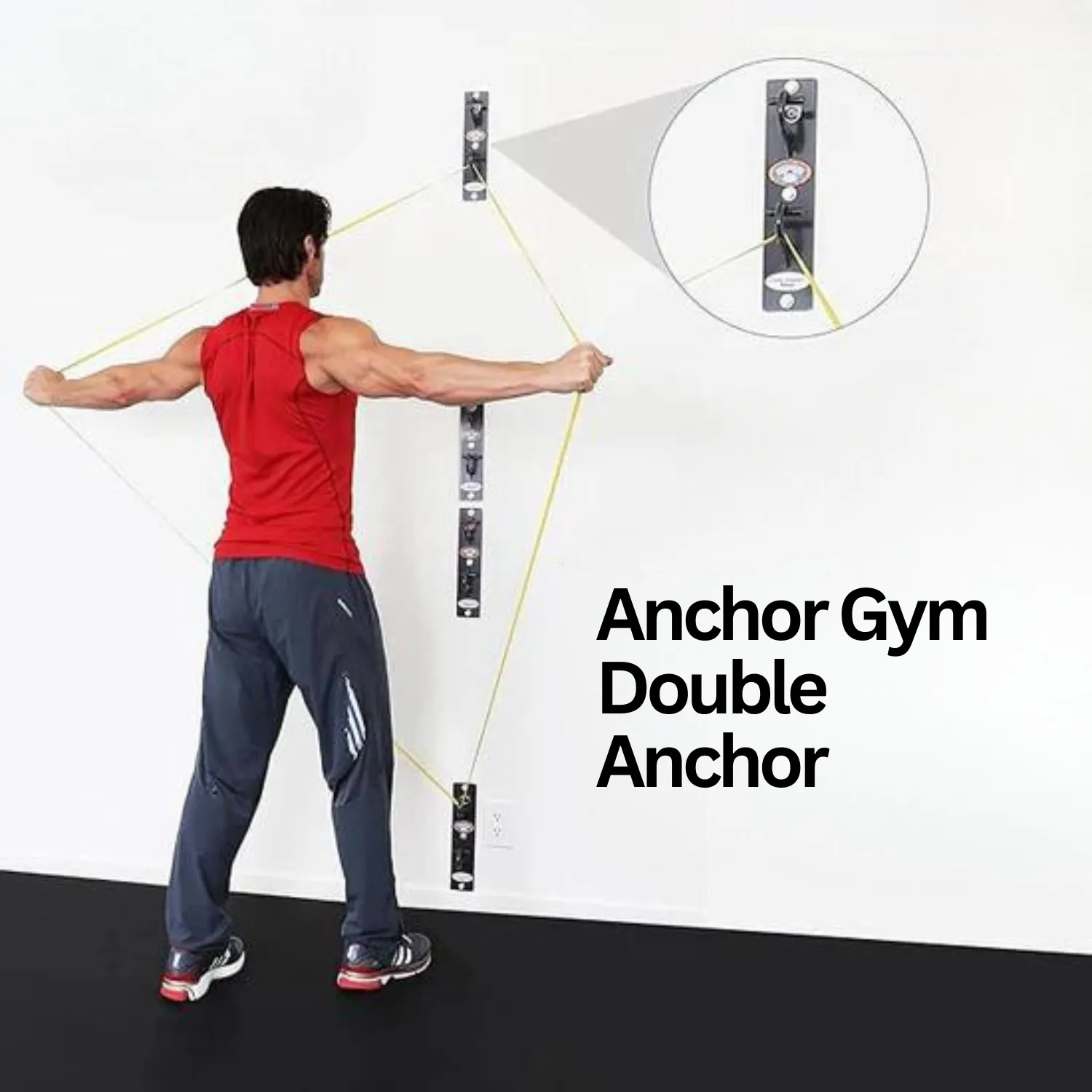 Double Anchor by Anchor Gym | Secure Dual Mount for Workout