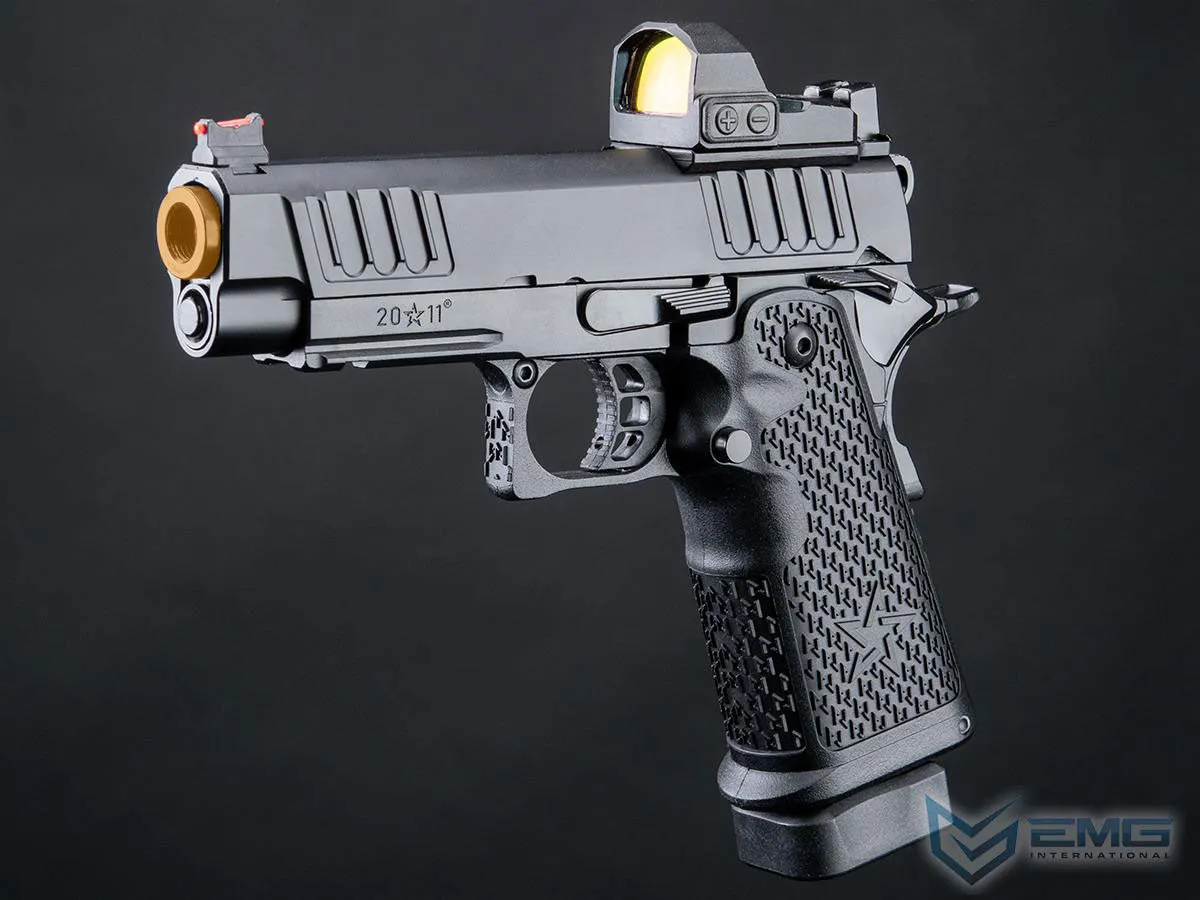 EMG Helios Staccato Licensed C2 Compact 2011 Gas Blowback Green Gas Airsoft Pistol - VIP Grip