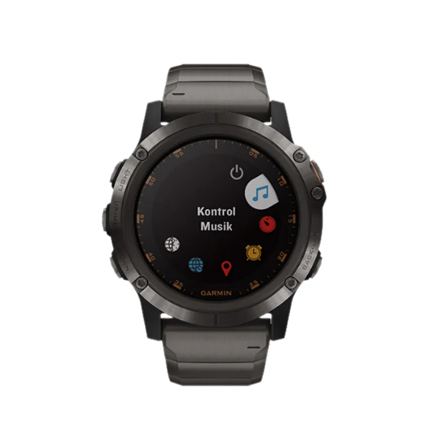 GARMIN FENIX 5X PLUS - CARBON GREY TITANIUM