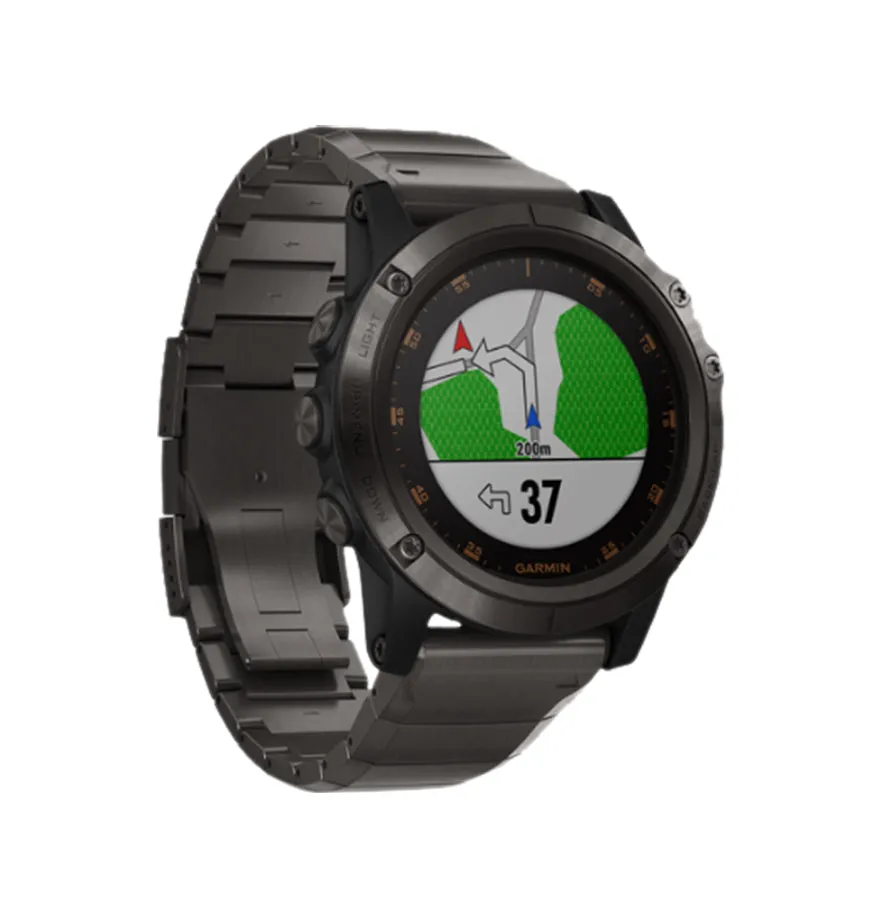 GARMIN FENIX 5X PLUS - CARBON GREY TITANIUM