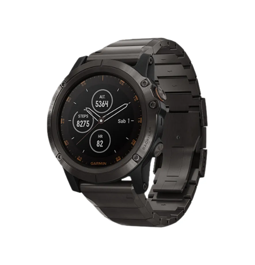 GARMIN FENIX 5X PLUS - CARBON GREY TITANIUM