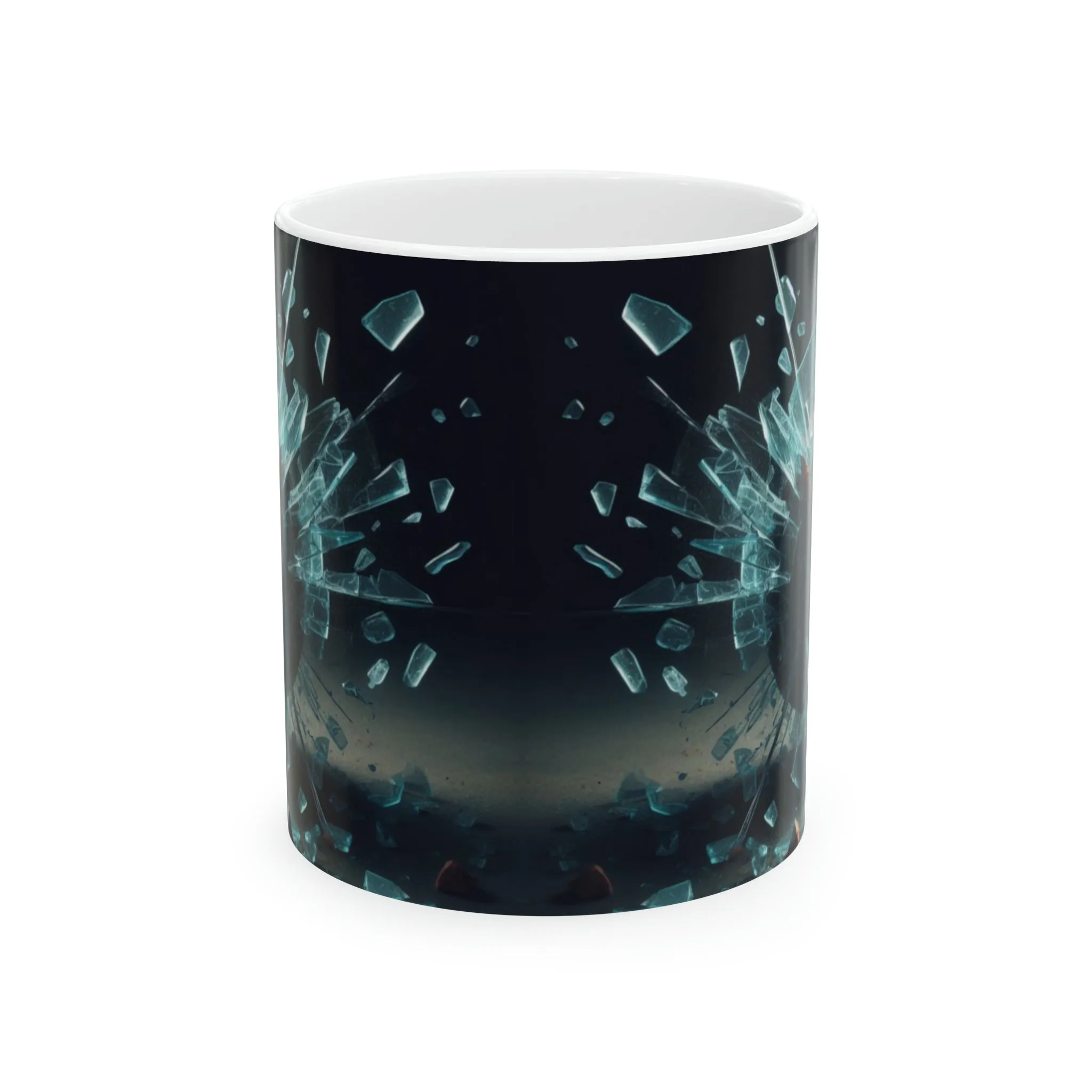 Glass Breaking Baseball  3D Mug, 11oz