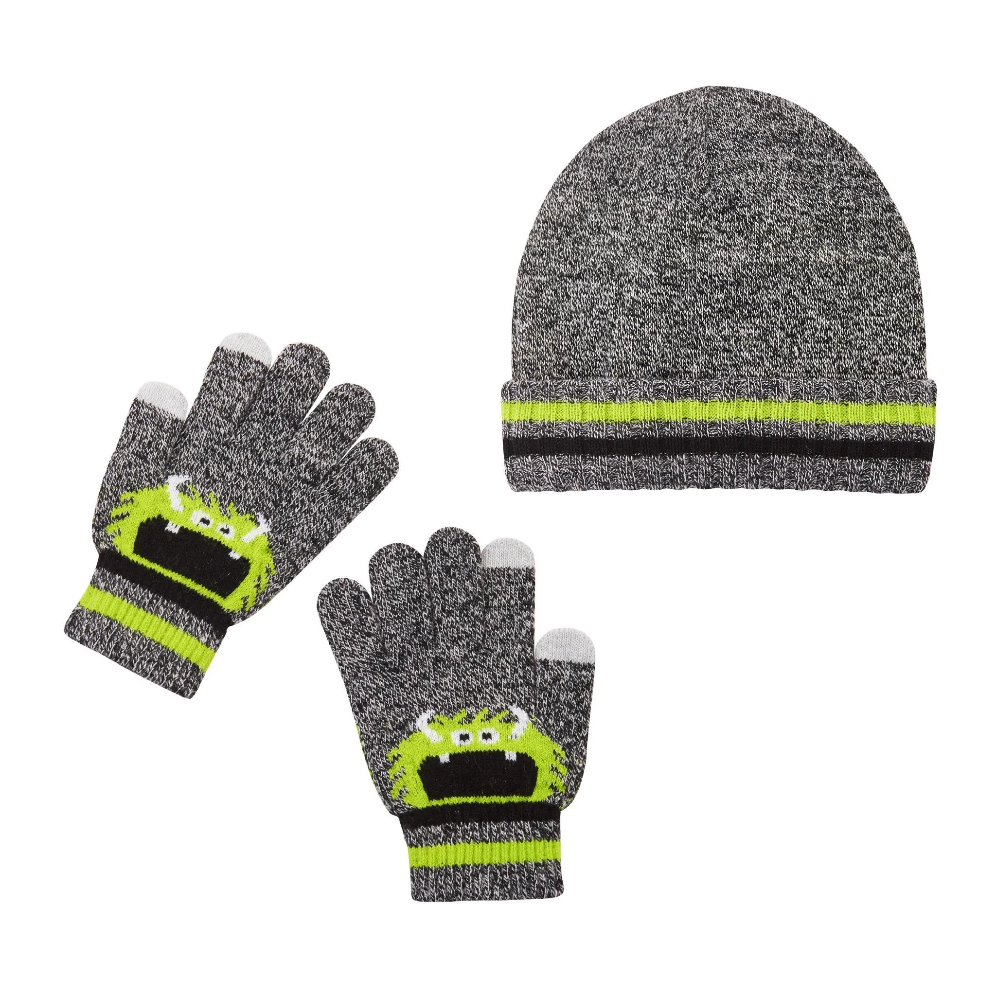 Green Monster Hat & Gloves Set