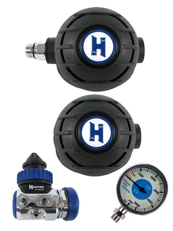 Halcyon Regulator Set: H50D (DIN Only) / Aura / Aura Occy & FREE Termo Gauge