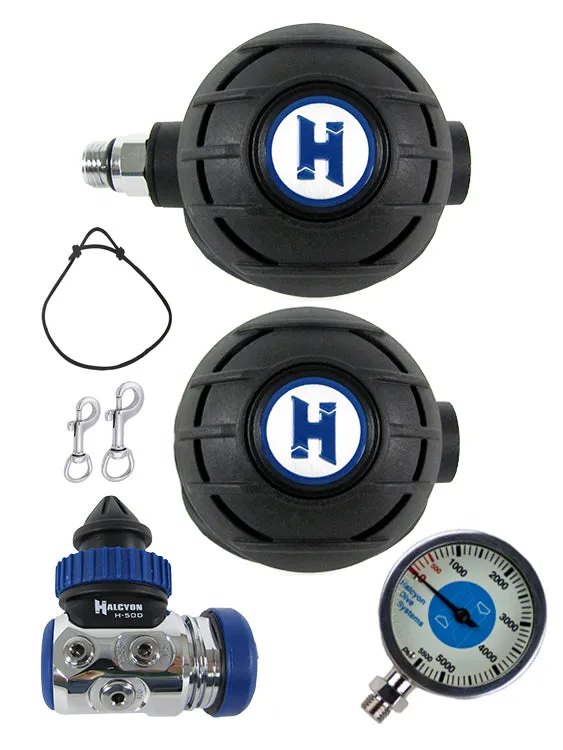 Halcyon Regulator Set: H50D (DIN Only) / Aura / Aura Occy & FREE Termo Gauge