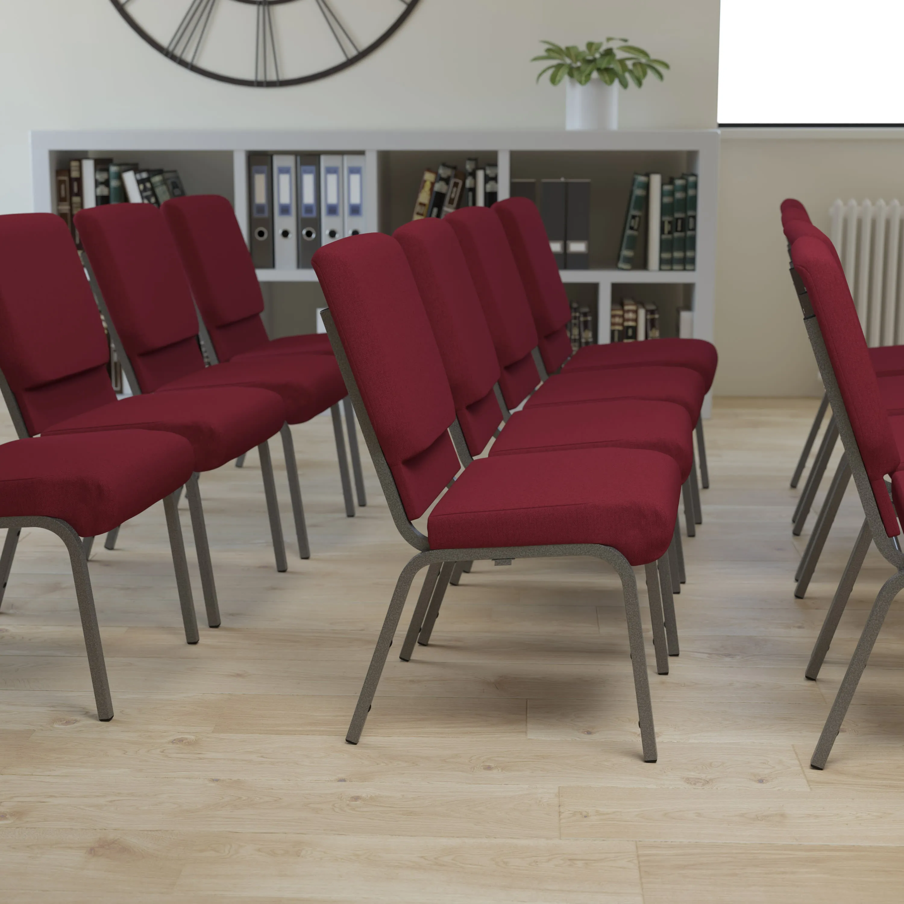 HERCULES Series 18.5''W Stacking Church Chair