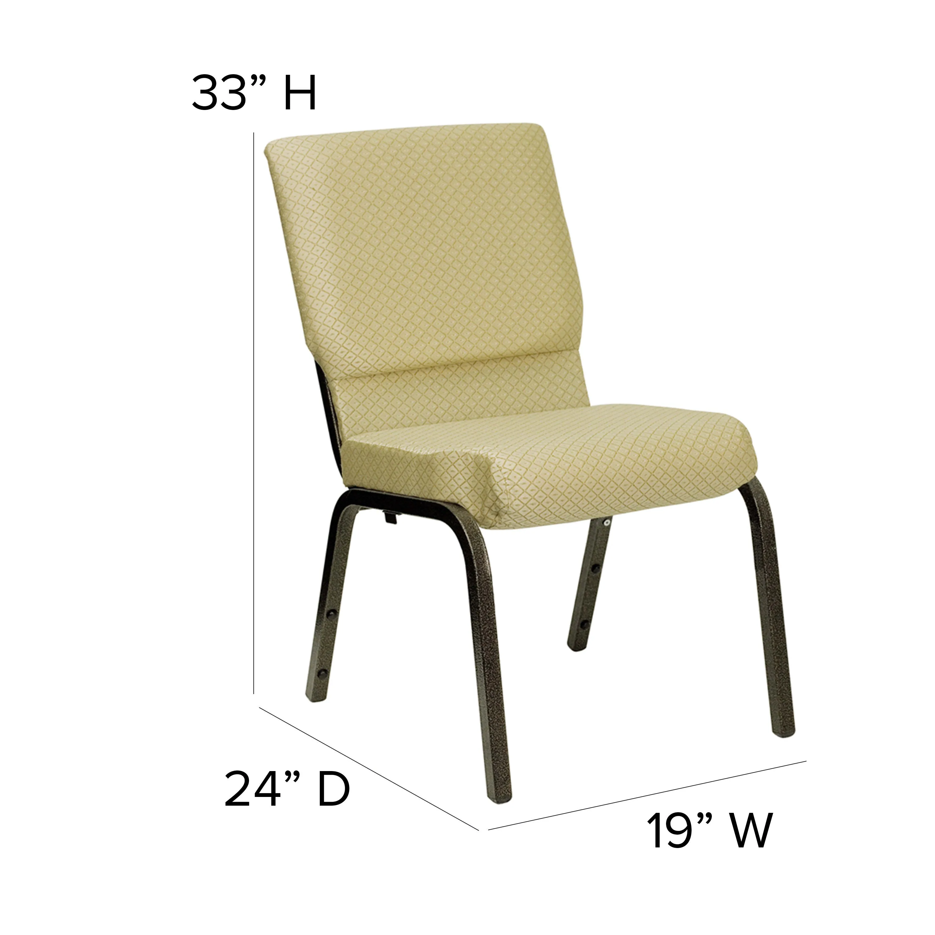 HERCULES Series 18.5''W Stacking Church Chair