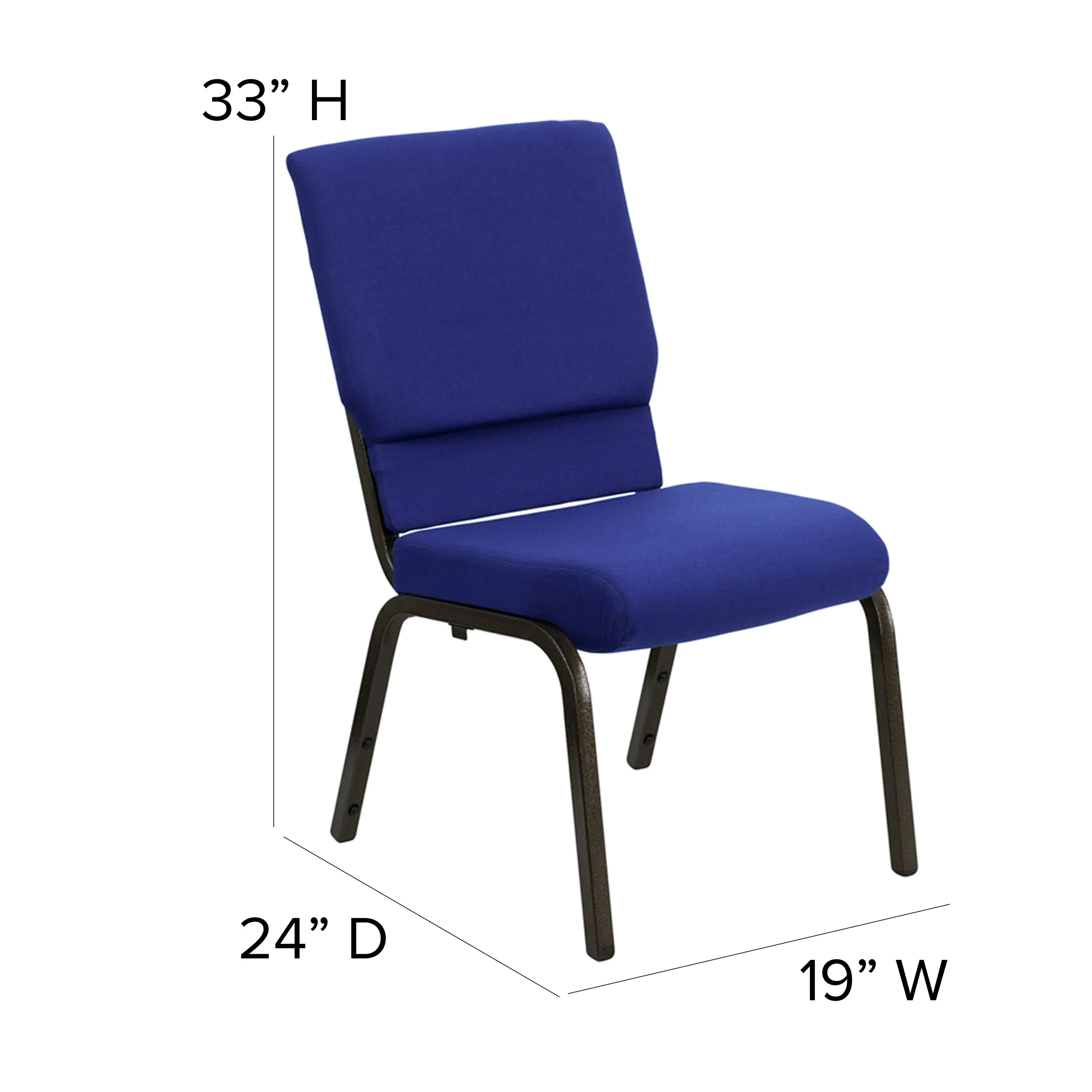 HERCULES Series 18.5''W Stacking Church Chair