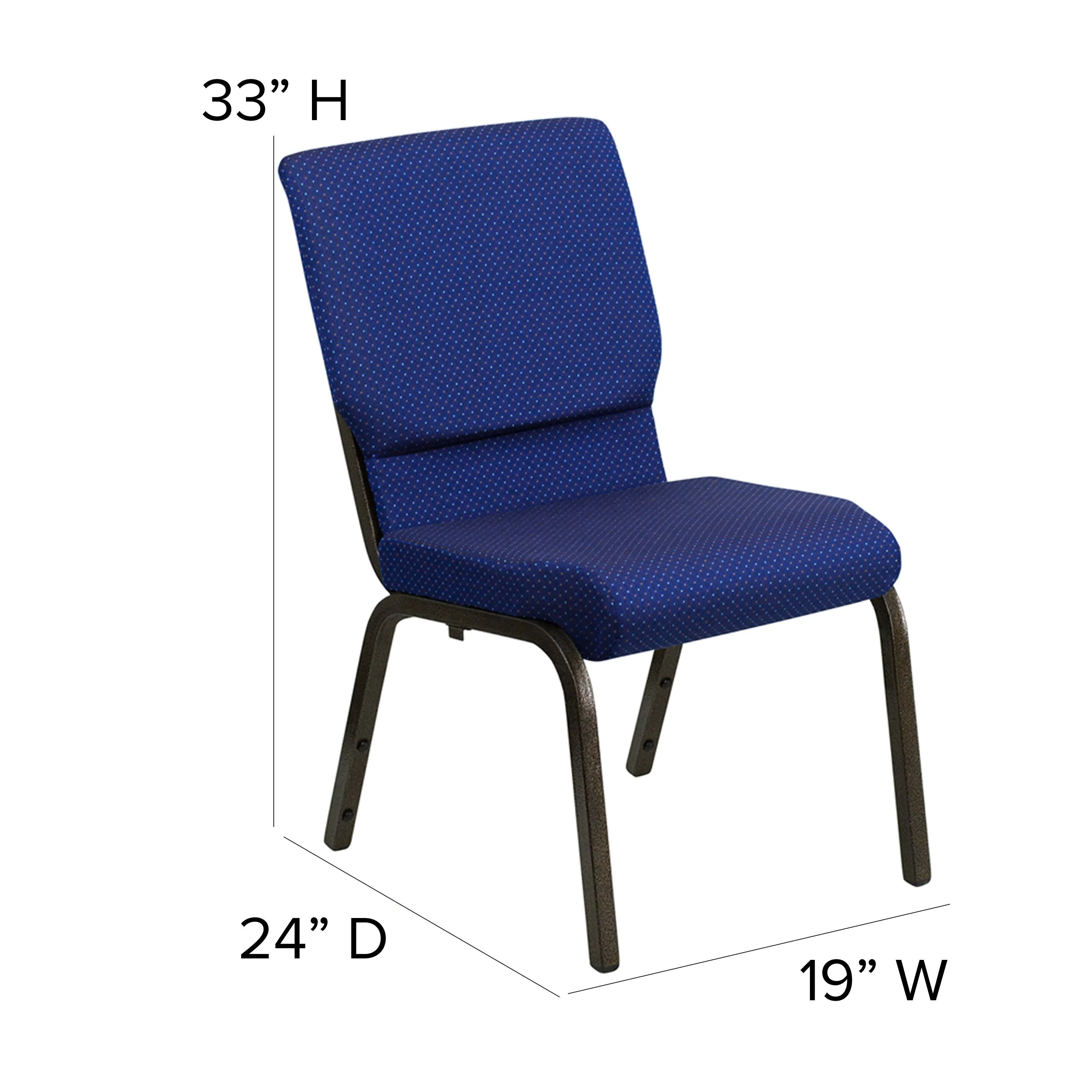 HERCULES Series 18.5''W Stacking Church Chair