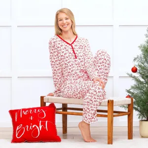 Ho-ho-ho Bamboo Women's Pajama Set