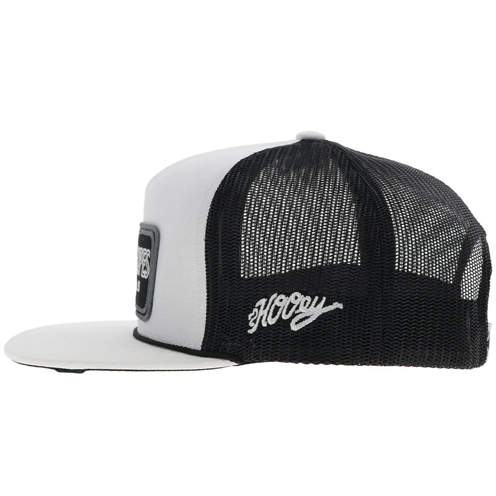 Hooey Cactus Ropes 5 Panel Trucker Hat White