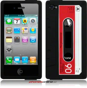 iPhone 4 / 4S Cassette Design Silicon Case