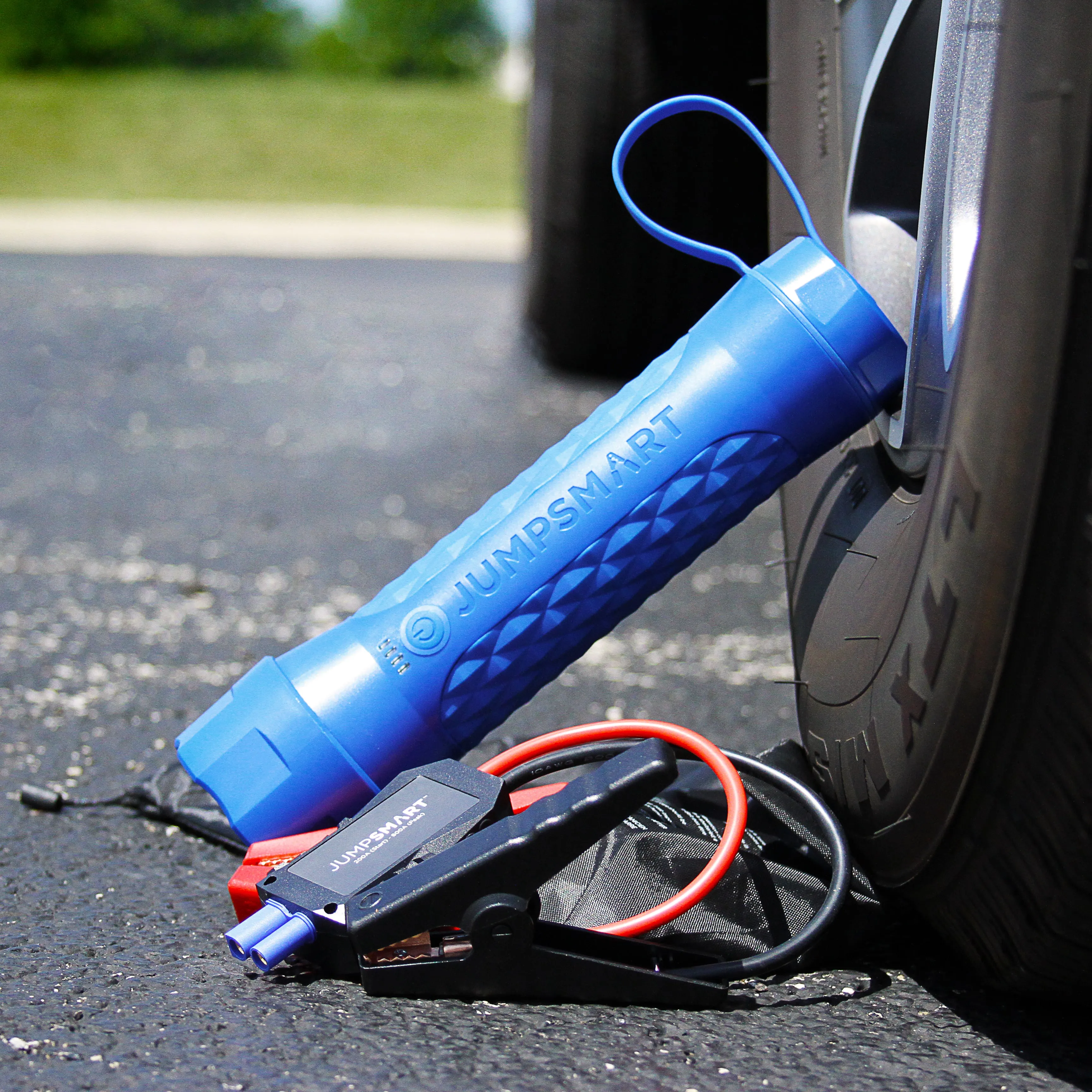 JumpSmart - 10-in-1 Portable Vehicle Jump Starter, Flashlight, Power Bank & More