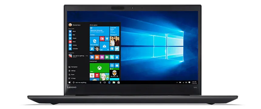 Lenovo ThinkPad T570 | 15.6" FHD IPS (1080p)  | Business Ultrabook |  Intel Core i7-7600U up to 3.90 GHz (7th Gen), 16GB RAM, 512GB SSD, Intel® UHD 520, Thunderbolt (USB-C), HDMI | Windows 10 Pro, Grade A (Certified Refurbished), 1 Year Warranty