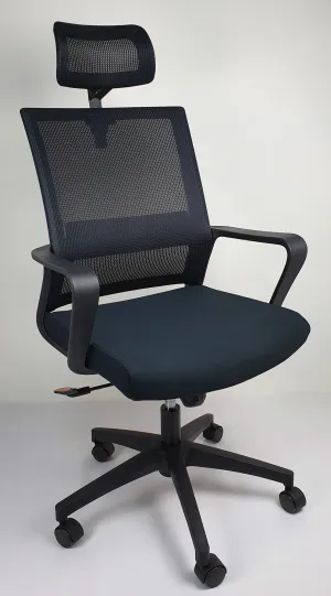 Mesh Office Chair with Headrest - Sold in Two Packs - CHA-HB-307A