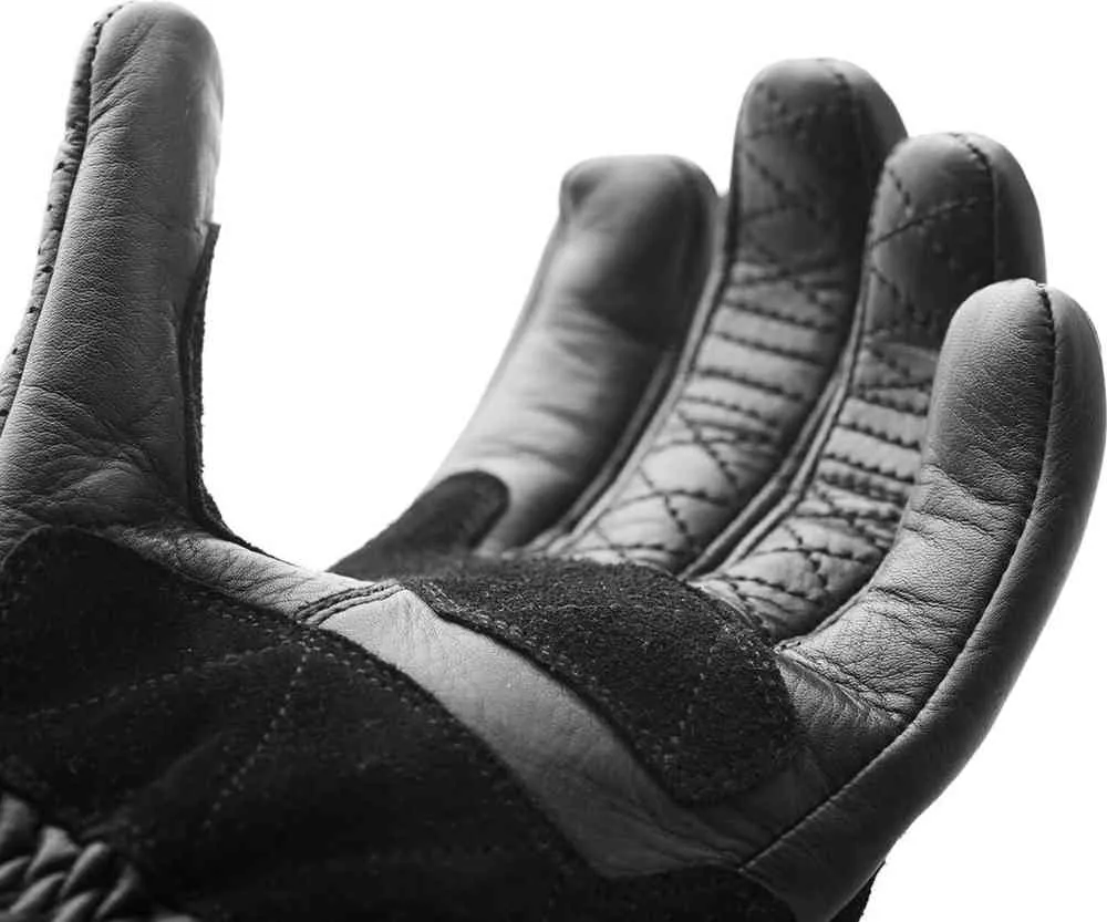 Motorcycle gloves Rodeo Perforierte Fuel, black