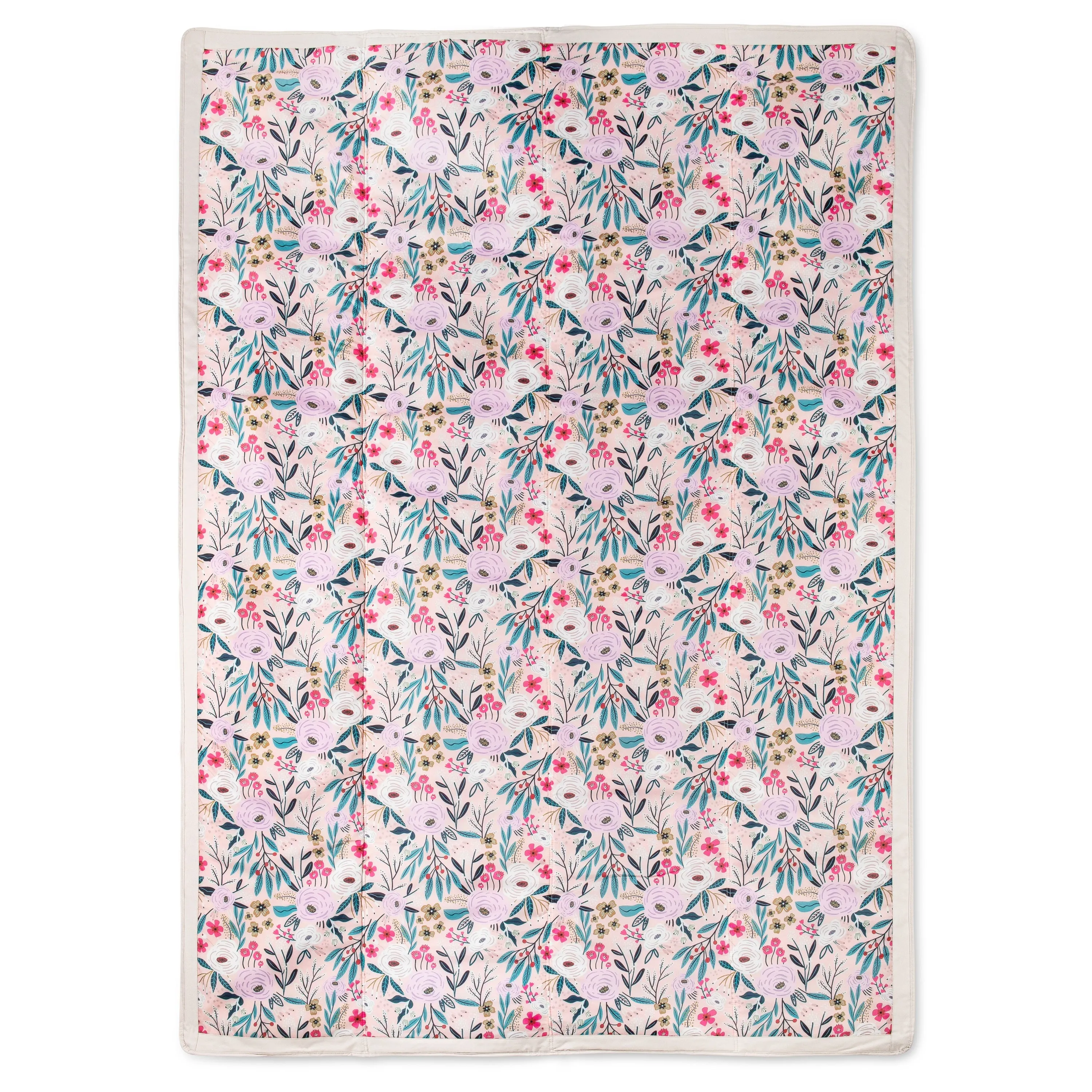 Outdoor Blanket - Pink Floral - 5x7