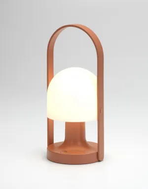 Outlet Follow Me portable rechargeable lamp - Terracotta