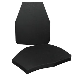 Pair of 26605 NIJ Certified Swimmers Cut 22605-2 10x12 Level IV Ballistic Plates