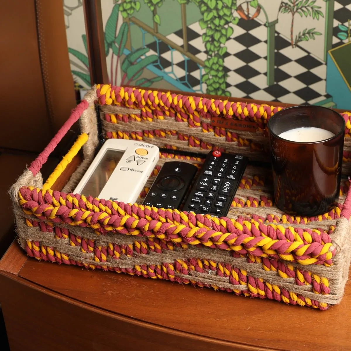 Pasanda Upcycled Textile Tray