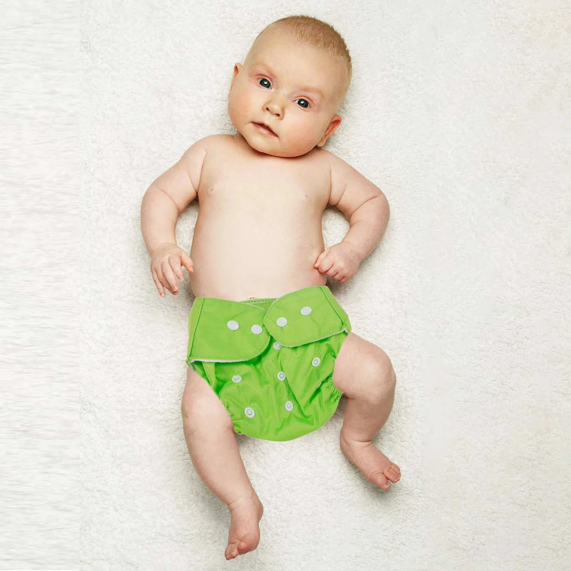 Plain Green Reusable Diaper