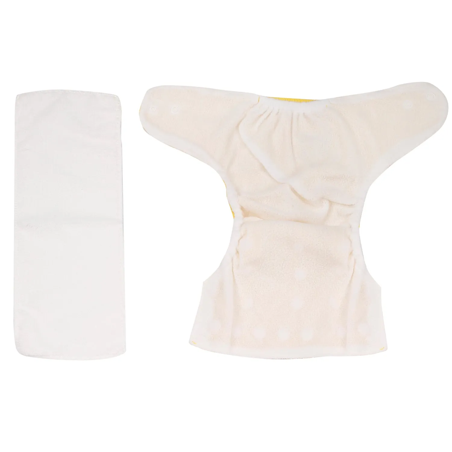 Plain Yellow Reusable Diaper