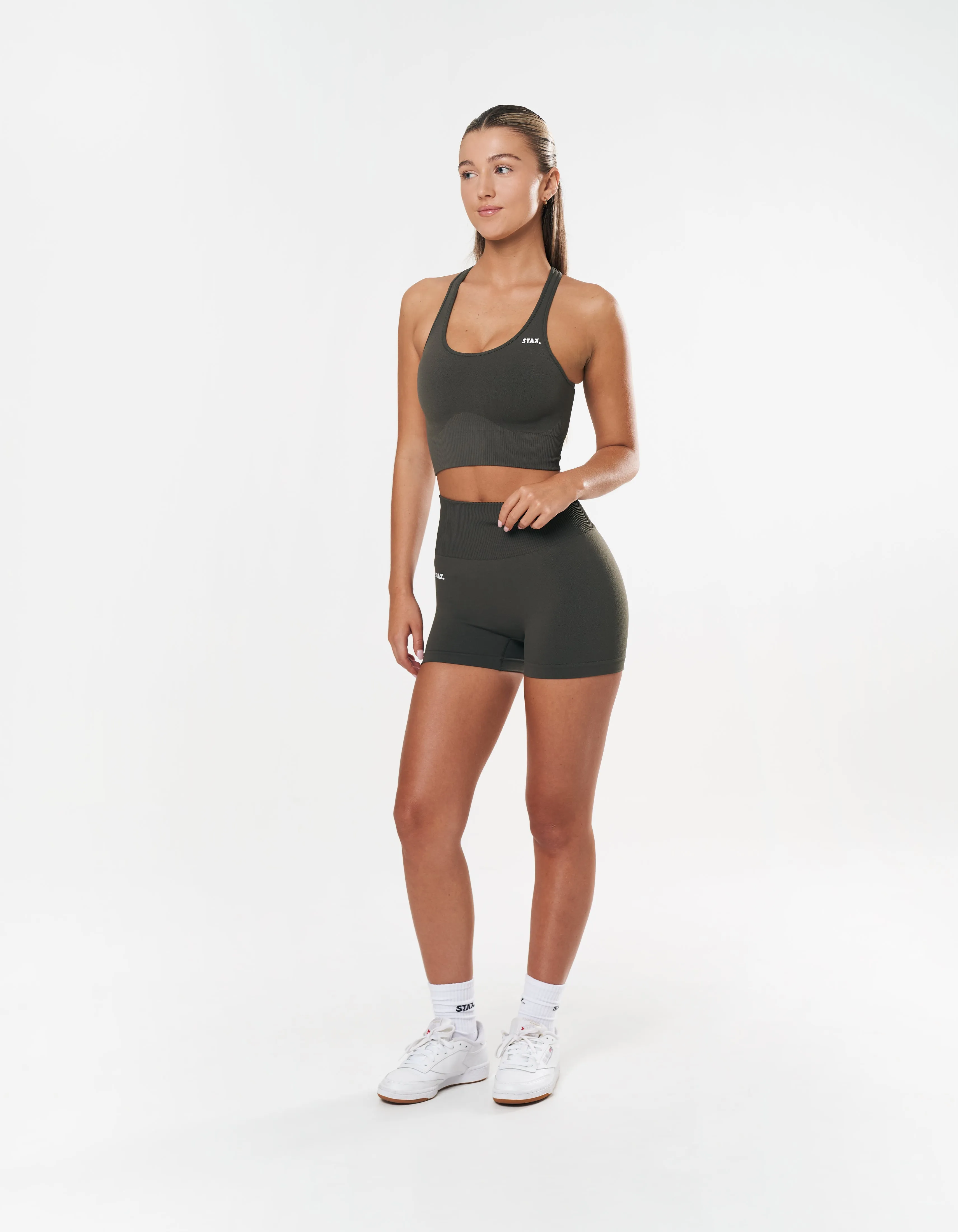 Premium Seamless Mini Bike Shorts - Dovetail