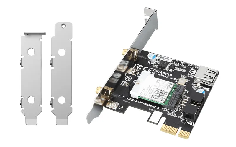 Qnap Qxp-W6-Ax200 - Network Adapter - Pcie 2.0 - Bluetooth 5.0, 802.11Ax - For Qnap Ts-1232, 1277, 253, 453, 473, 677, 8